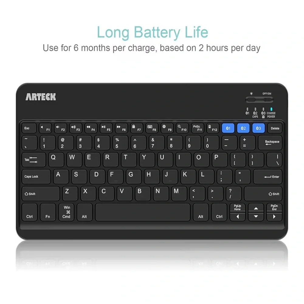NEW Arteck Bluetooth Keyboard